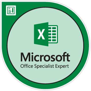 Microsoft Excel Expert badge